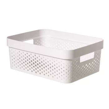 CURVER caja Infinity Recycled 11L 36x27x14cm blanco