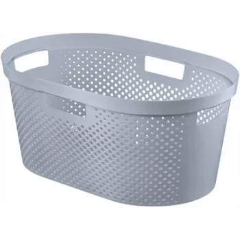 CURVER Infinity cesto de ropa de material reciclado 40L 59x39x27cm gris