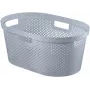CURVER Infinity cesto de ropa de material reciclado 40L 59x39x27cm gris