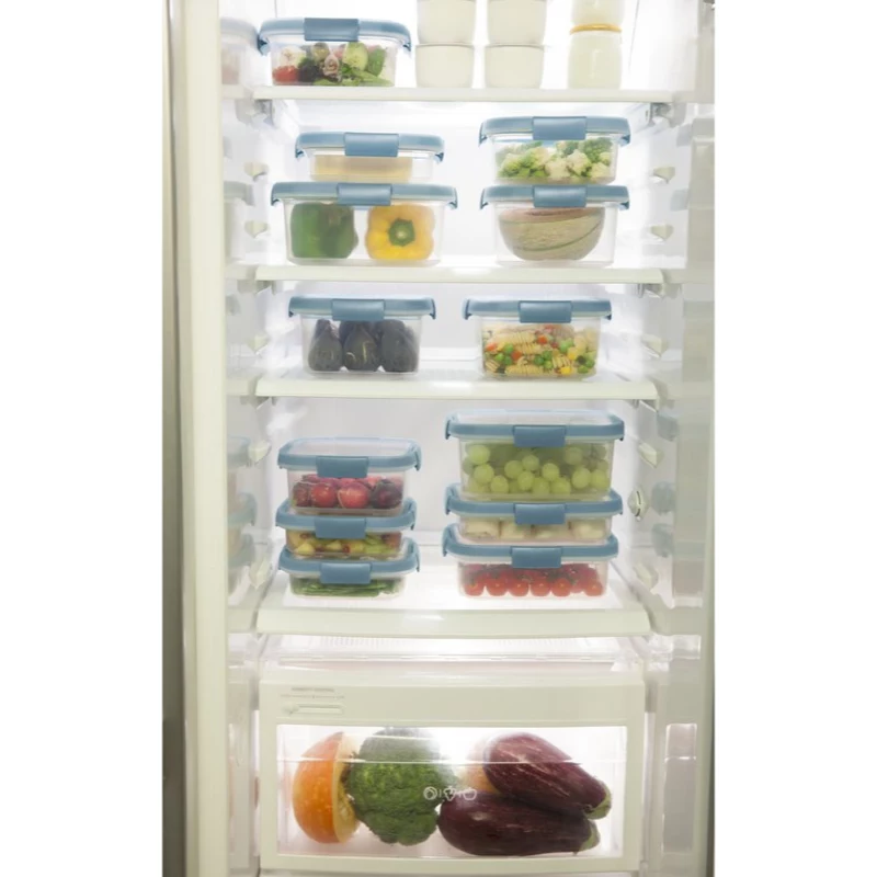 CURVER Smart Eco Fresh recipiente rectangular para alimentos 5L transparente con tapa verde
