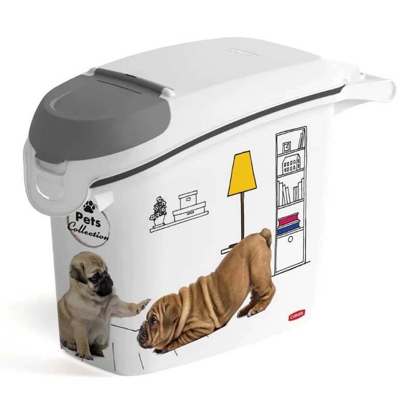 Contenedor para comida de perro CURVER Pets Life 6 kg 15L 23x50x36 cm