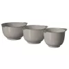 Curver set de bols para mezclar 3 piezas 1,5L + 2L + 2,5L gris claro