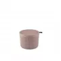 CURVER Jute cesto de almacenamiento redondo con tapa 2L rosa 17x13cm