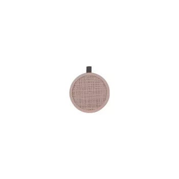 CURVER Jute cesto de almacenamiento redondo con tapa 2L rosa 17x13cm