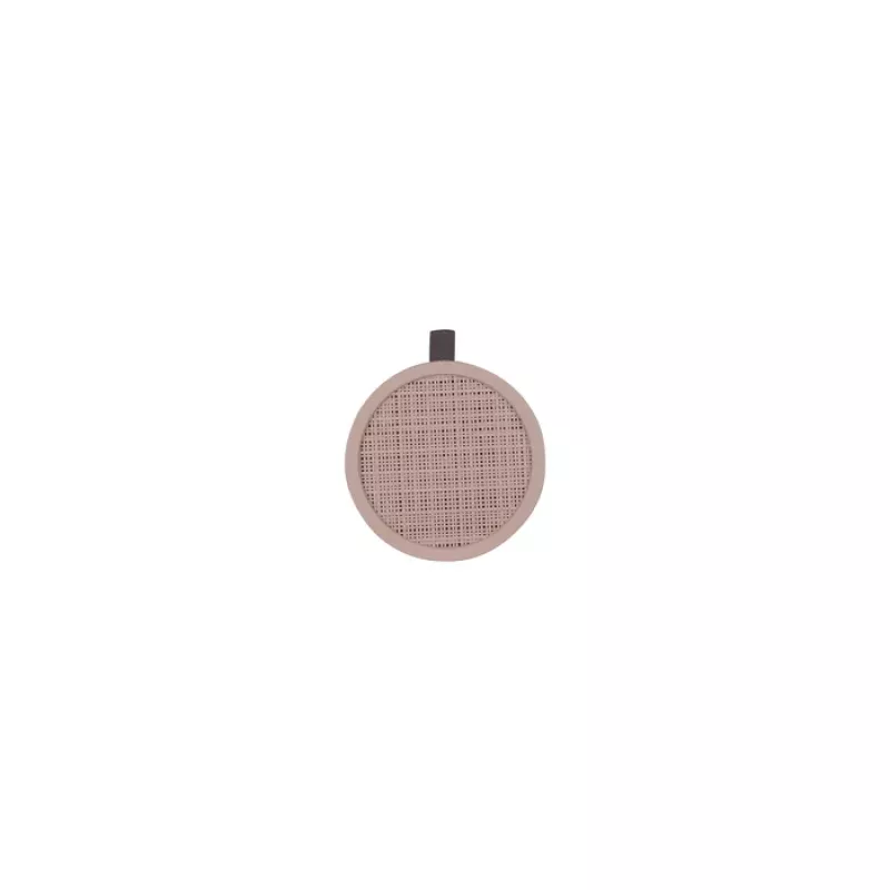 CURVER Jute cesto de almacenamiento redondo con tapa 2L rosa 17x13cm