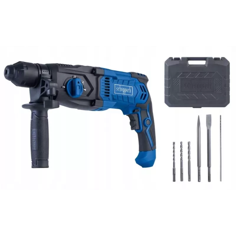 Scheppach DH2260 1050W 3J 26mm martillo perforador SDS-Plus
