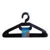 KEEEPER Arvid percha de plástico, pack de 10, 40 x 22 x 6,2 cm, negro
