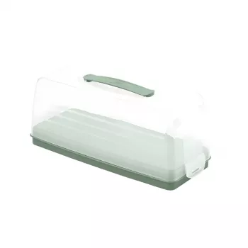 CURVER Smart To Go fiambrera rectangular para tartas 35,5 x 15 x 14,2 cm verde