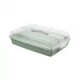 Curver fiambrera rectangular para tartas 45x29,5x11,1 cm verde