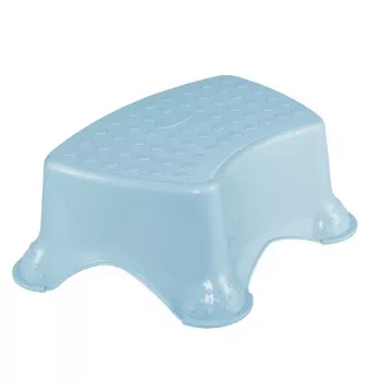 keeeper Tomek banco escalón Pure, 40,5 x 28,5 x 14 cm, azul, antideslizante, 150 kg