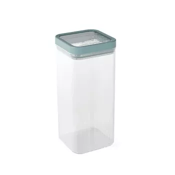CURVER Recipiente Kara para alimentos secos 1,8L Transparente/Petrol
