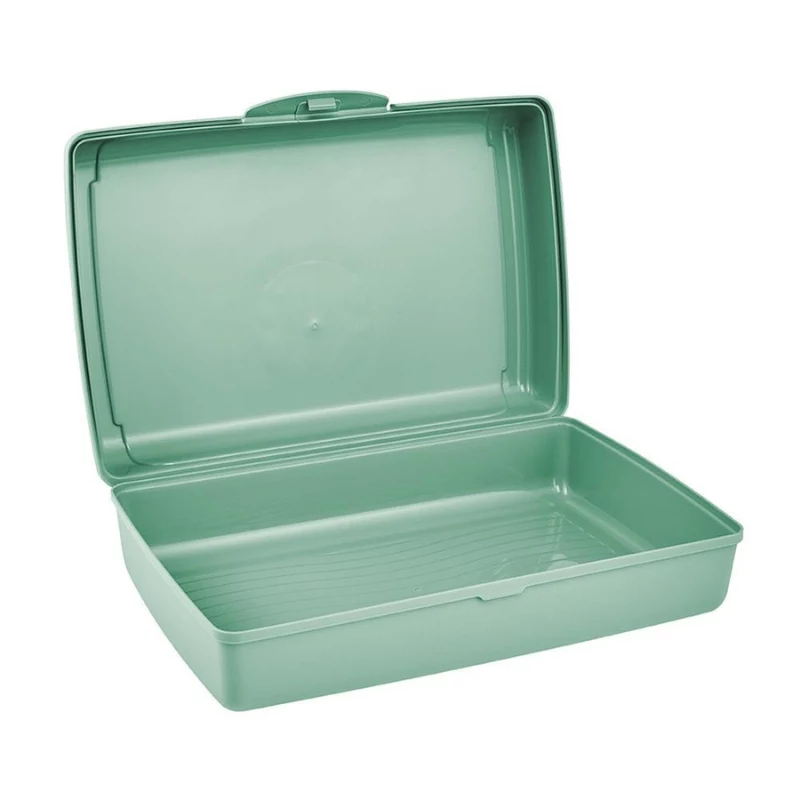KEEEPER click-box maxi 3,7L Recipiente para alimentos Luca, Verde, Rectangular, Hermético y a prueba de fugas