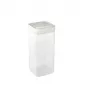 CURVER Recipiente Kara para alimentos secos 1,8L Transparente/Blanco