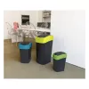 Curver Flip Bin 9L Negro y Amarillo Cubo de basura