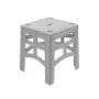 keeeper Timo mesa plegable de exterior M, gris, capacidad de carga 80 kg, 46,5 x 44,5 x 55 cm