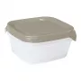 CURVER Fresh&Go Set de 3 recipientes cuadrados 0,8L Beige