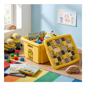 KEEEPER Caja de almacenamiento con tapa 15L Karolina 