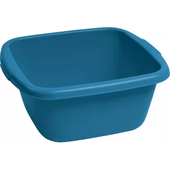 CURVER Smart Fresh Caja de almacenamiento cuadrada para alimentos 14L azul con tapa de clic