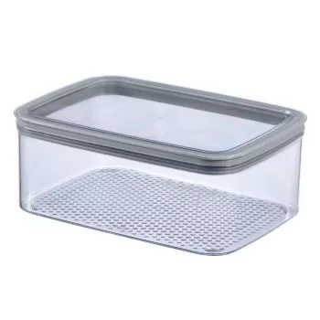 CURVER MasterSeal Dry recipiente rectangular para alimentos 2,3L transparente con junta roja