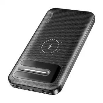 LogiLink PA0343RF batería externa inalámbrica 10000 mAh negra