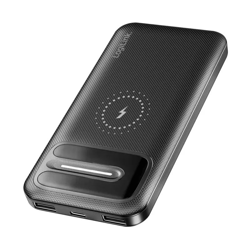 LogiLink PA0343RF batería externa inalámbrica 10000 mAh negra