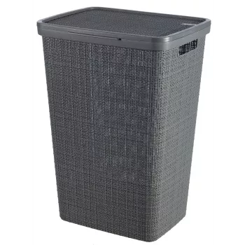 CURVER cesto de ropa Jute 58L 43x34x60cm gris oscuro
