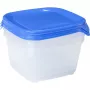 Curver Fresh & Go set de 3 fiambreras cuadradas 1,2L azul