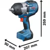 Bosch GDS18V-1400 BITURBO Brushless llave de impacto a batería 3/4 pulgadas (Solo, L-Boxx)