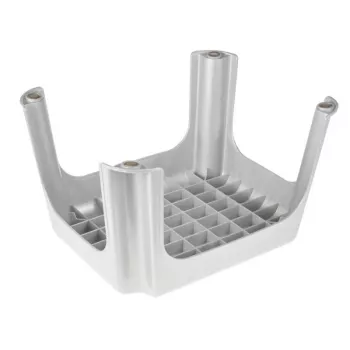 KEEEPER taburete Tim 36,5 x 30 x 24 cm plata claro, bambú con certificación FSC, 150 kg de capacidad de carga