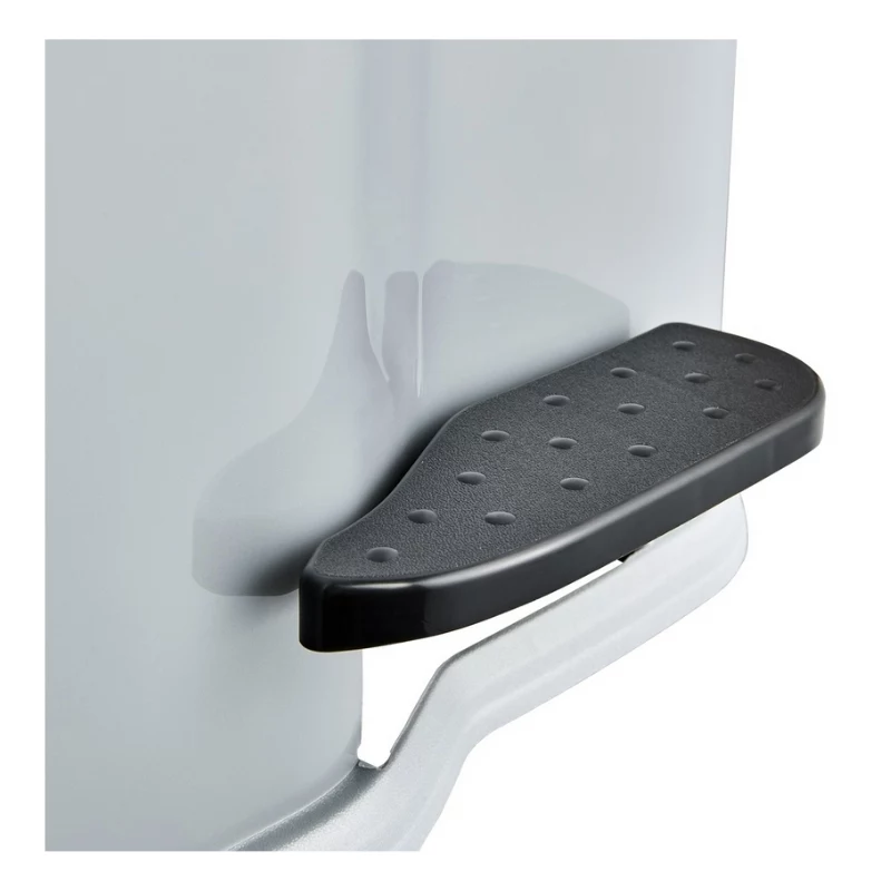 KEEEPER cubo de pedal para reciclaje 7+15L Gunnar 39,5x29x43,5cm plata claro