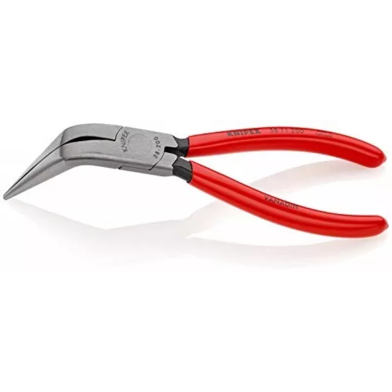 Alicates de mecánico KNIPEX 38 71 200, angulados 70°, 200 mm