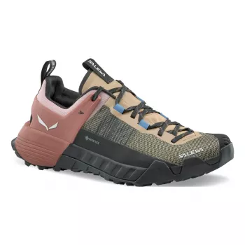 SALEWA Wildfire Quick GTX Zapatillas de aproximación para mujer Red Plum/Black UK 5