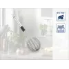 LEIFHEIT Speed Quirl M Batidor manual, acero inoxidable, Blanco/Gris, 26 cm