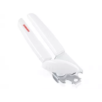 LEIFHEIT Abrelatas Exact Manual de acero inoxidable con abrebotellas Blanco/Verde