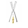 LEIFHEIT Descorazonador de manzanas, cuchilla de acero inoxidable, mango ergonómico antideslizante, apto para lavavajillas, Blanco/Plata