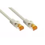 Kabelmeister Cable de red Cat.7 S/FTP, funda TPE, libre de halógenos, gris, 0,5m