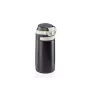 Vaso térmico Flip 350 ml negro con aislamiento al vacío y tapa flip-top LEIFHEIT