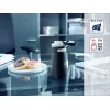 Vaso térmico Flip 350 ml negro con aislamiento al vacío y tapa flip-top LEIFHEIT