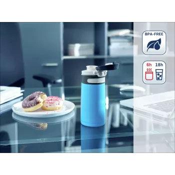 Vaso térmico Flip 350ml azul claro LEIFHEIT