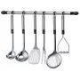 Soporte de utensilios de cocina ProLine, acero inoxidable, plata, 10,5 x 15 cm, de pie LEIFHEIT