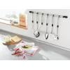Soporte de utensilios de cocina ProLine, acero inoxidable, plata, 10,5 x 15 cm, de pie LEIFHEIT