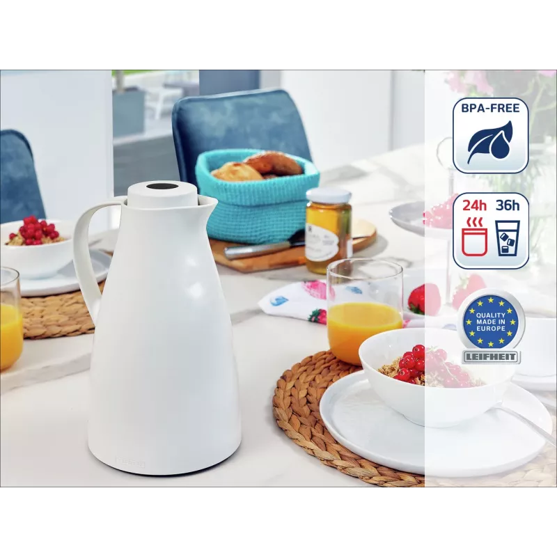 Jarra isotérmica blanca Thermos Harmonic, 1 L LEIFHEIT