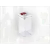 Recipiente de conservación de alimentos Fresh&Easy 1,2 L, hermético, sin BPA, transparente con tapa blanca/gris LEIFHEIT