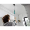 Set Superduster XL Pro Reach – cabezal de mopa antipolvo electrostática de 56 cm con mango de 43 cm LEIFHEIT
