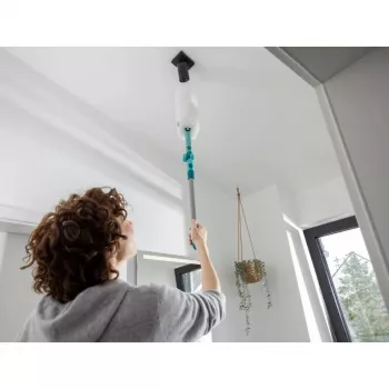 Set Superduster XL Pro Reach – cabezal de mopa antipolvo electrostática de 56 cm con mango de 43 cm LEIFHEIT
