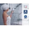 Boquilla de succión de repuesto Nemo para mamparas de ducha, azulejos y espejos – labio de silicona de 170 mm, gris/blanco LEIFHEIT