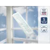 Cepillo para ventanas con esponja de repuesto, limpiador de ventanas y marcos 3en1 Mini micro duo LEIFHEIT