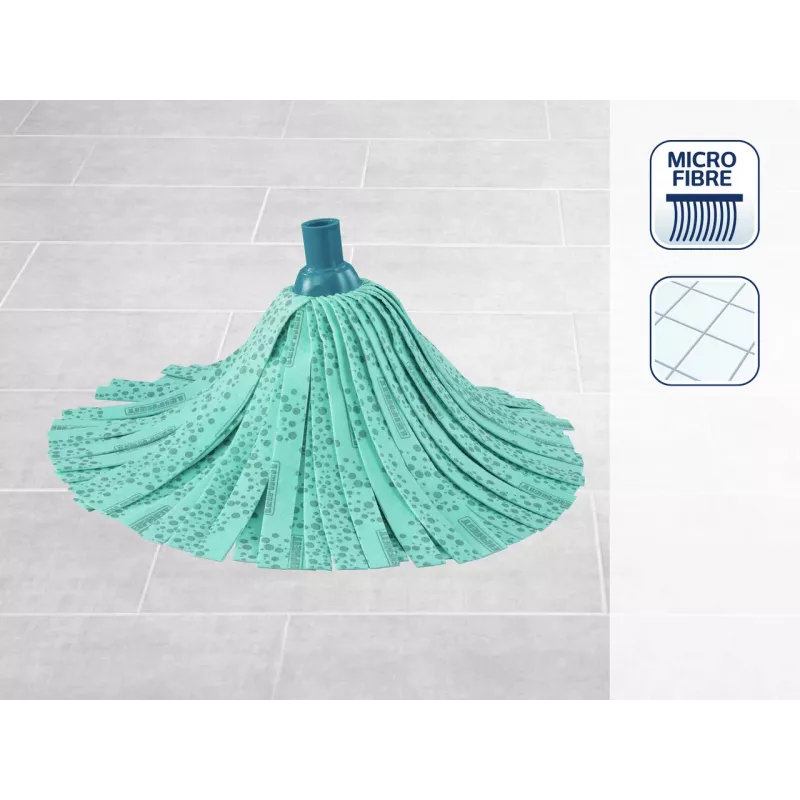 Mopa de tiras Classic Mop Viscose Plus | Mopa de tiras altamente absorbente para suelos duros LEIFHEIT