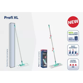 Fregona Profi XL Micro Duo 42 cm con mango plegable LEIFHEIT