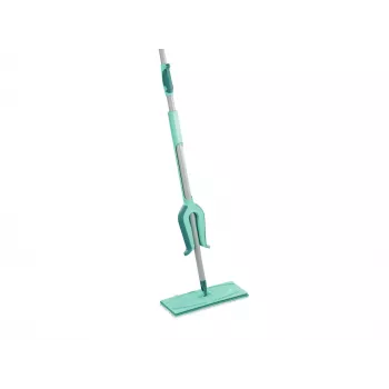 Fregona Picobello M Micro Duo LEIFHEIT con mango telescópico, 33 cm de ancho de limpieza, verde/blanco